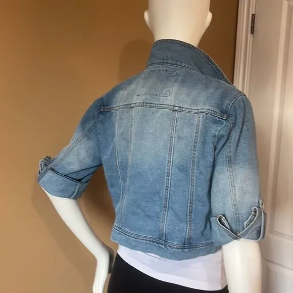 Jean jacket/ size L💙 - Picture 4 of 8